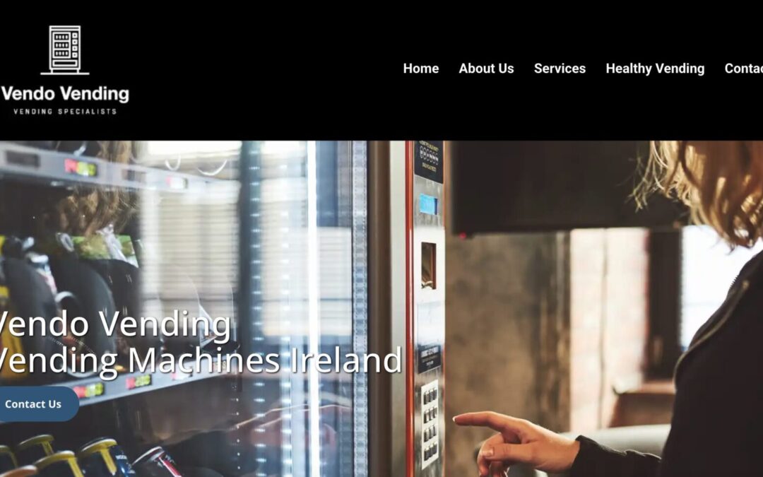 Vendo Vending Website Design by Nua Web Design
